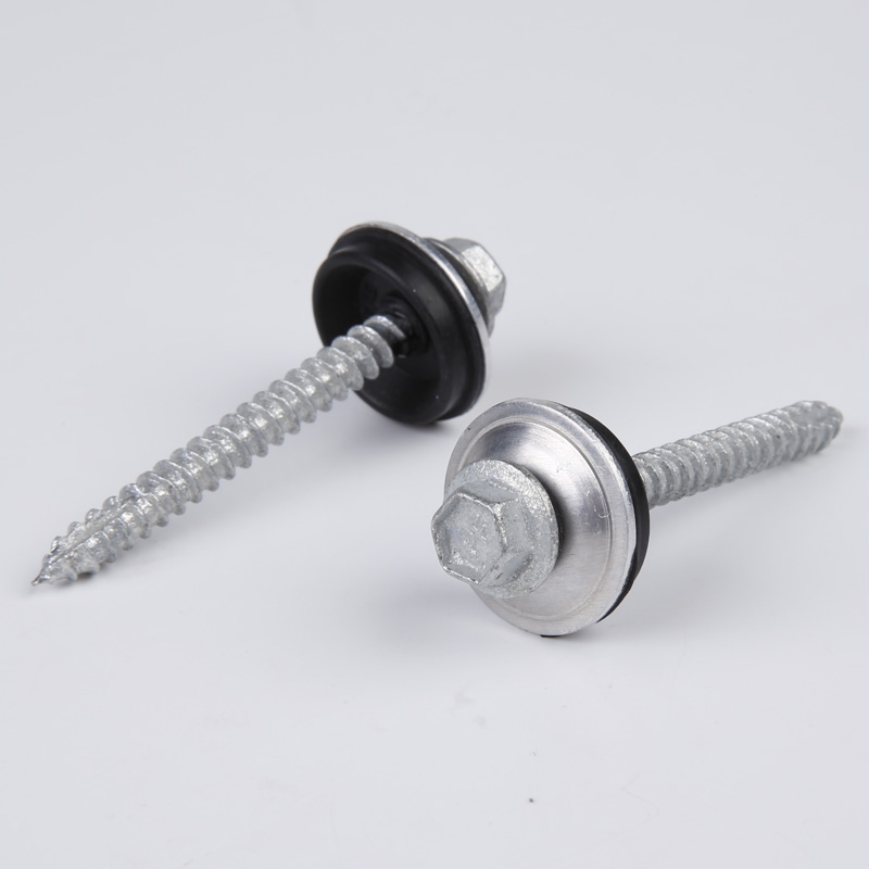 Ruspert screw with washer hex head cut end